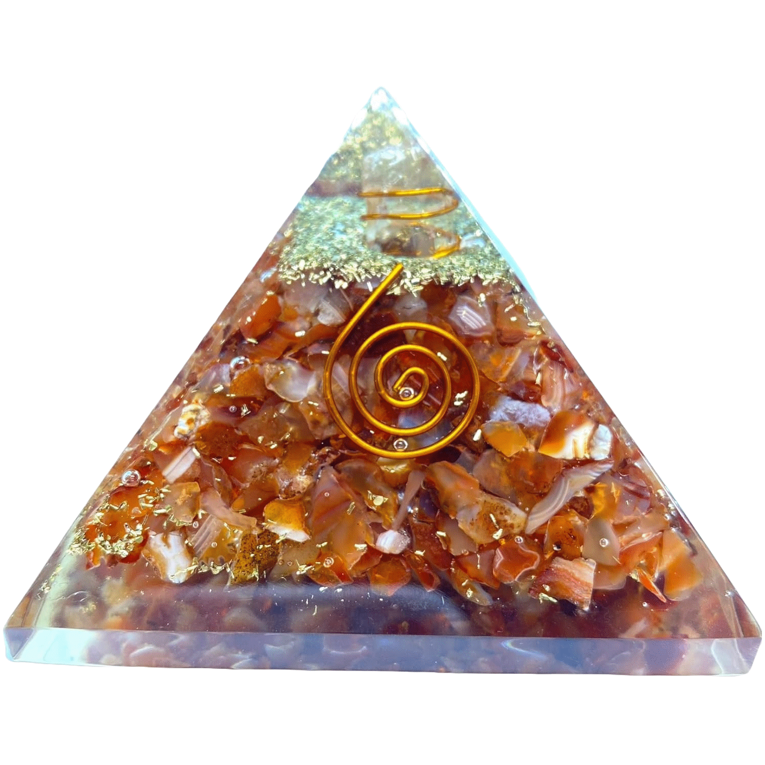 Carnelian pyramid