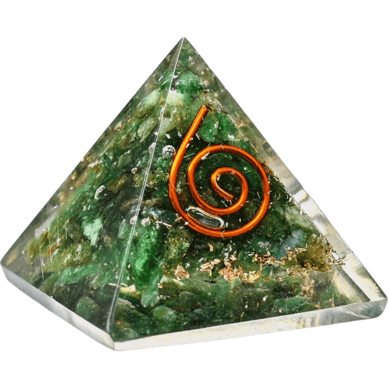 Aventurine orgone pyramid