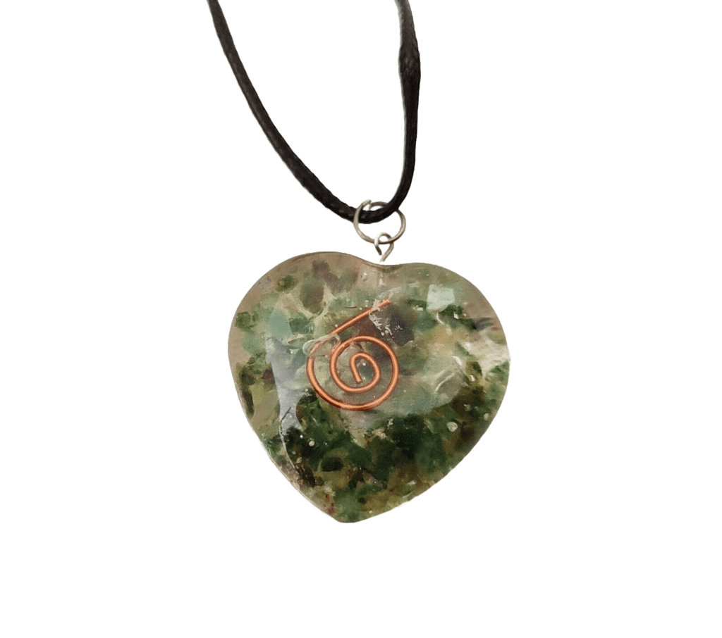 Jade orgone pendant