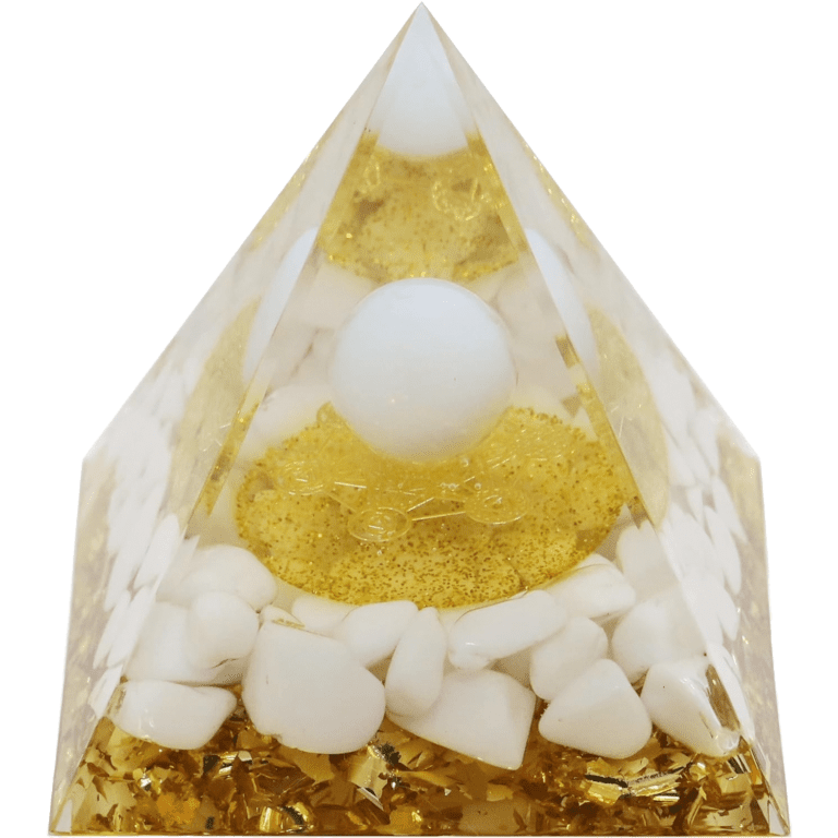 Jade orgone pyramid