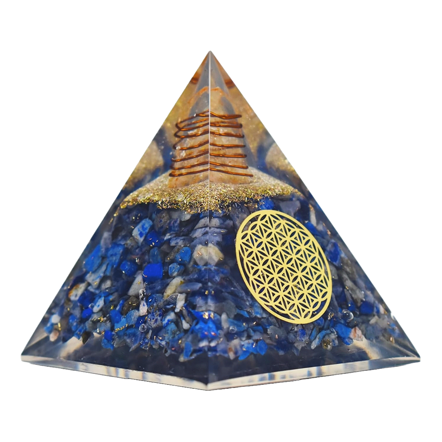 Lapis Lazuli orgone pyramid