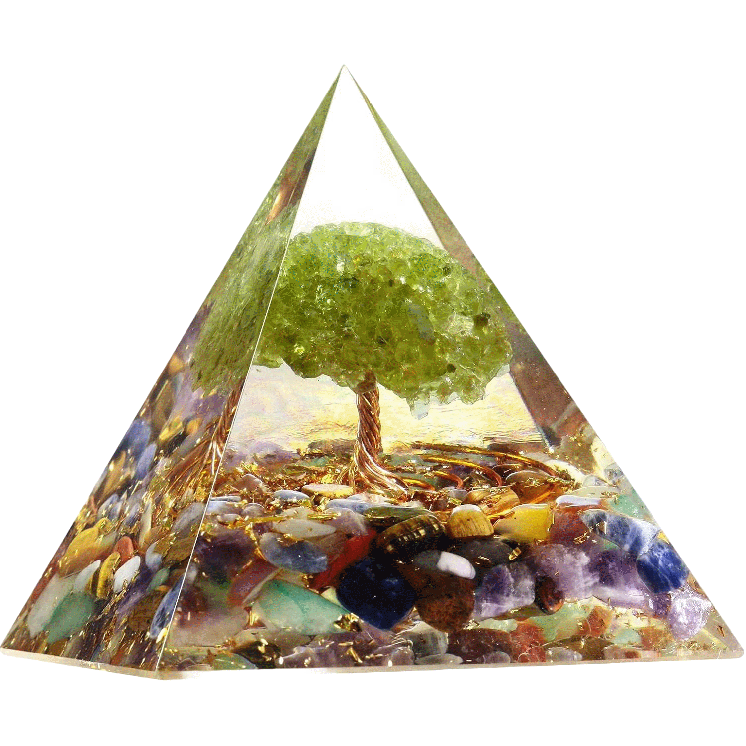 Tree of Life orgone pyramid