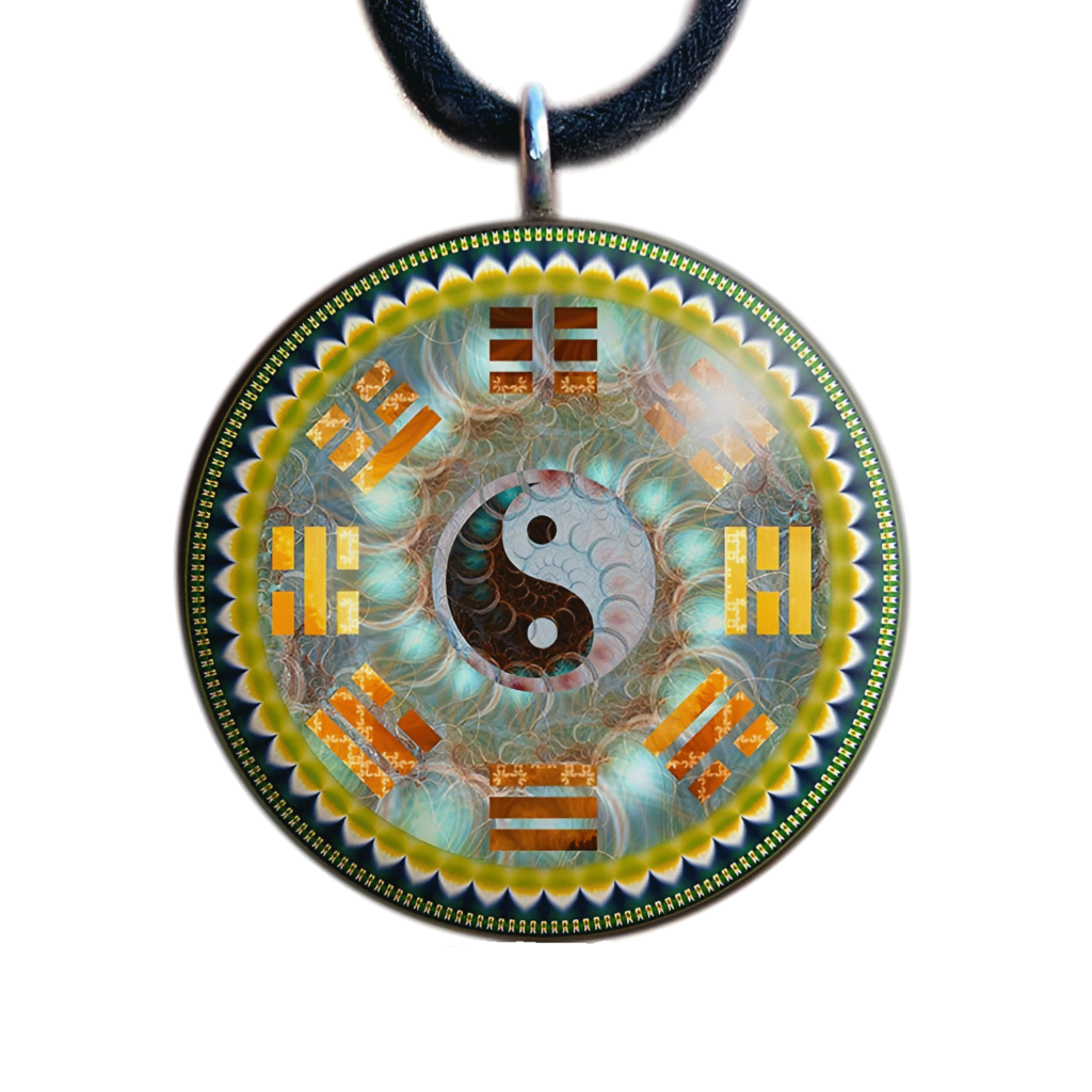 Yin Yang orgone pendant