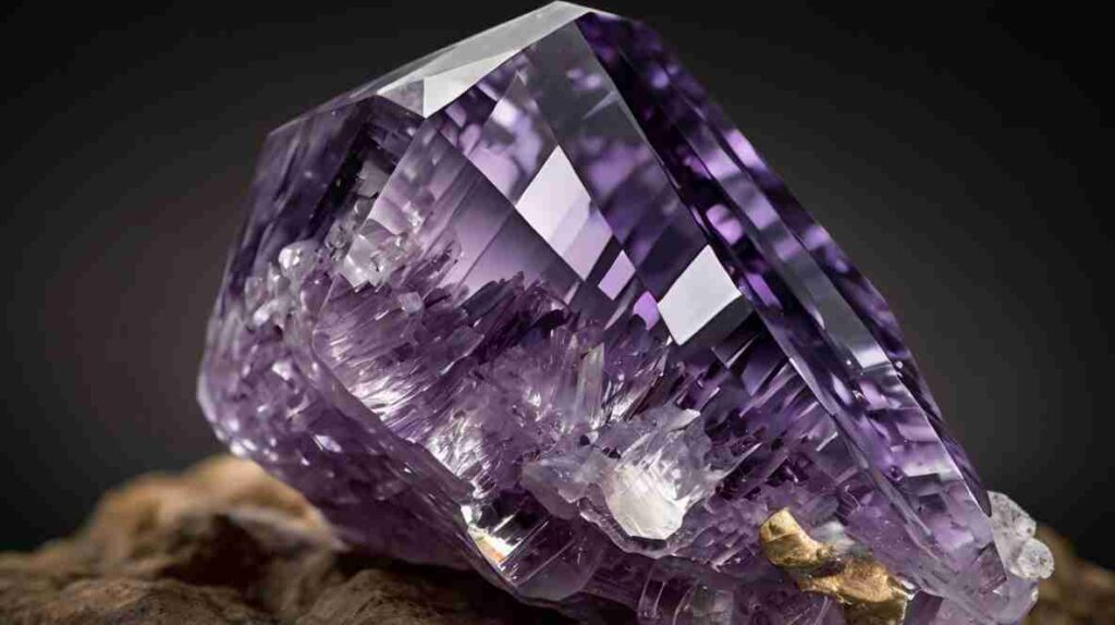 Beautiful amethyst crystal