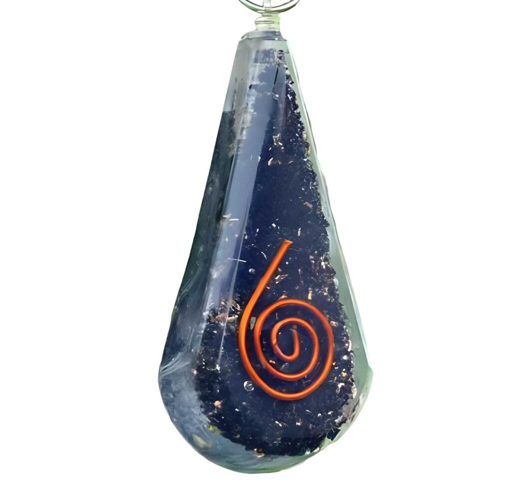 Orgonite Crystal Store Black Tourmaline Orgone pendant