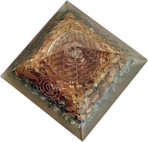 Opulent Crystals Citrine Orgone Pyramid