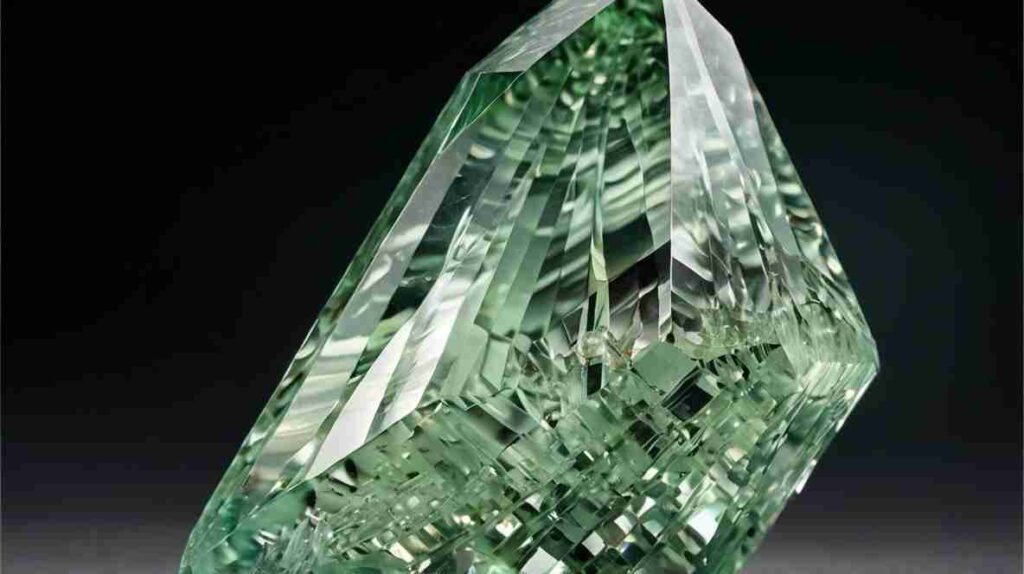 Green amethyst or prasiolite