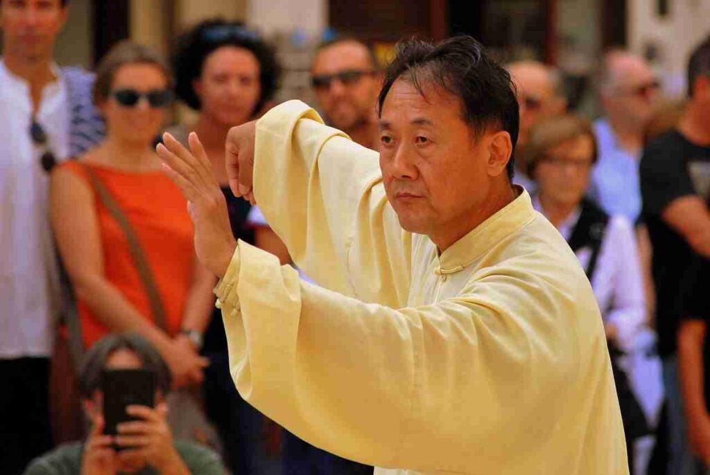 Man practicing Tai Chi